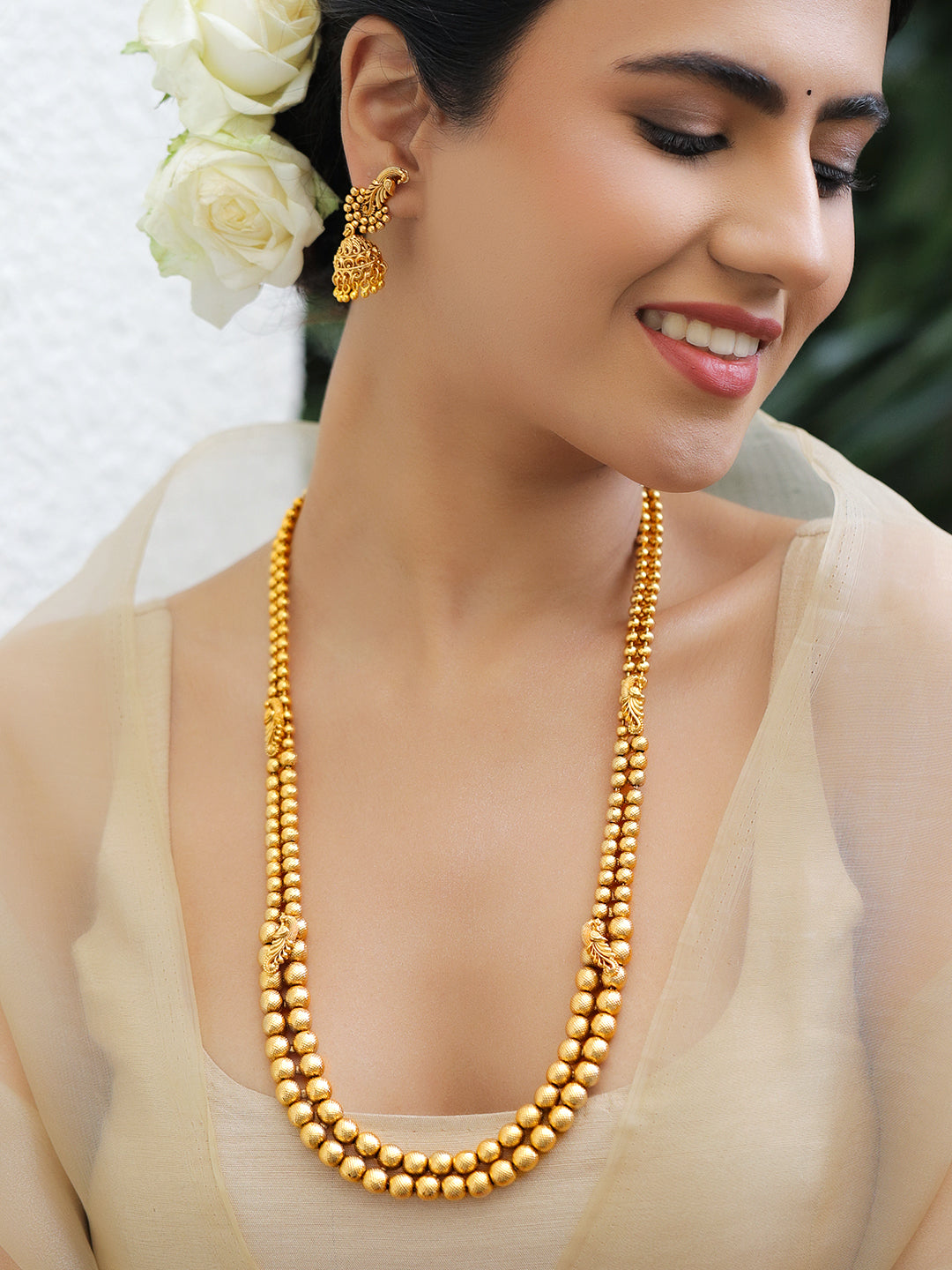 Golden Raga Long Necklace Set フリーサイズ