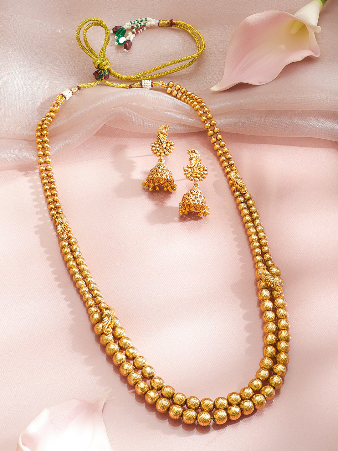 Golden Raga Long Necklace Set フリーサイズ