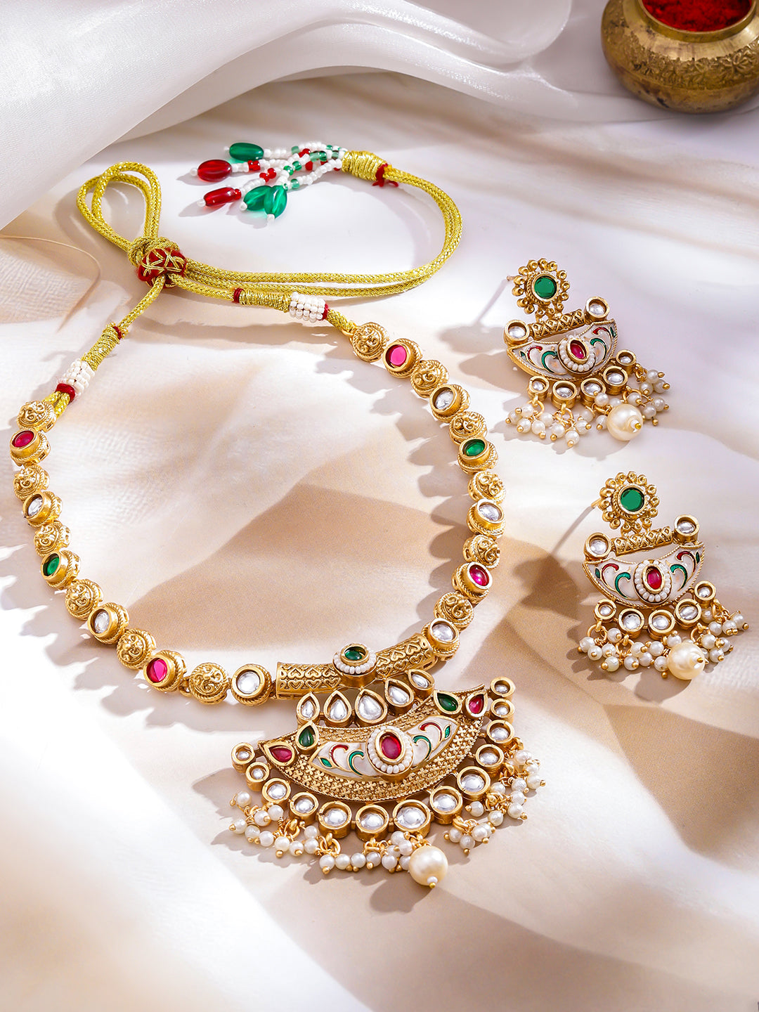 Queen’s Blush in Gold Necklace Set フリーサイズ