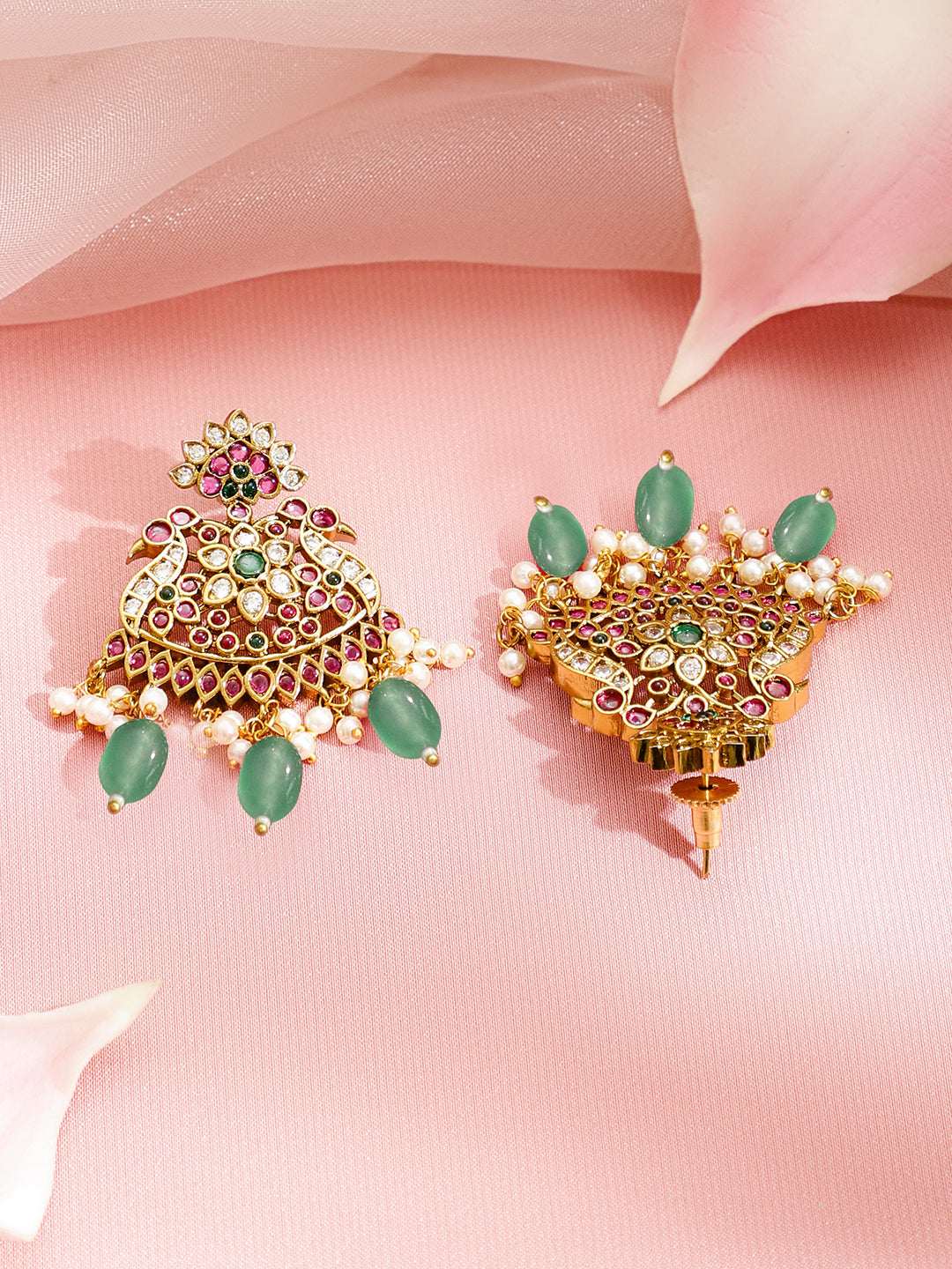 Garden Aura Pink & Green Necklace Set フリーサイズ