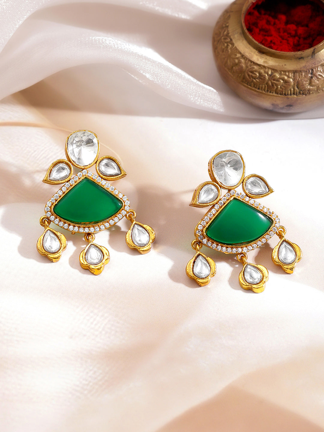 Minimal Muse Green Necklace Set フリーサイズ