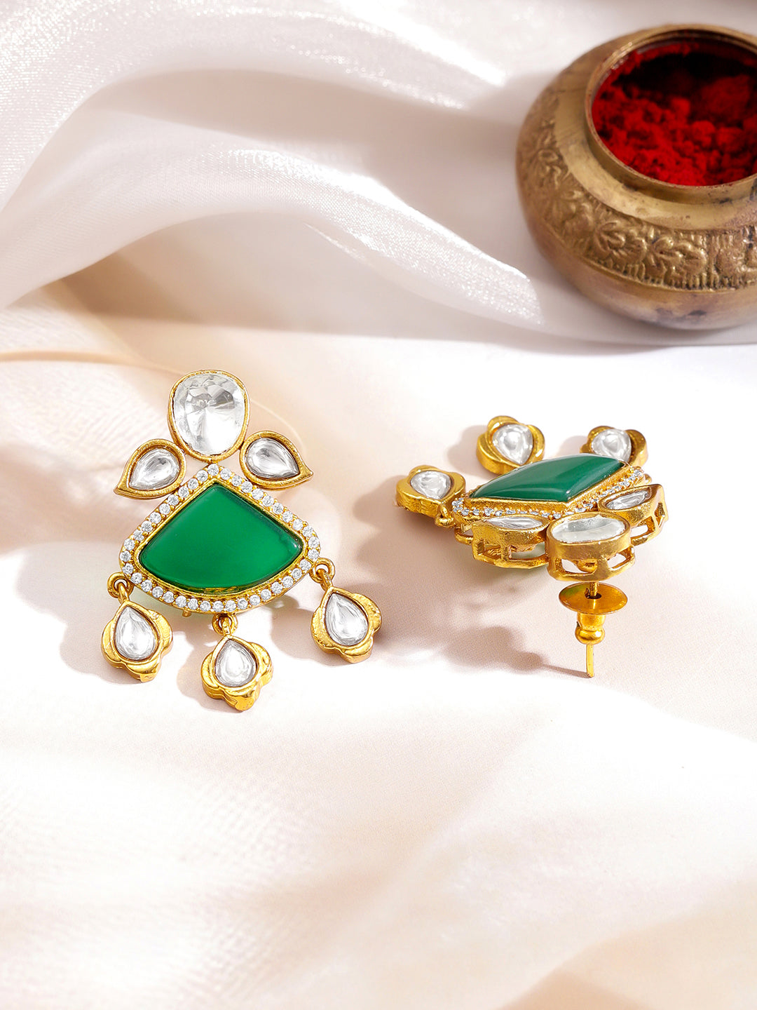 Minimal Muse Green Necklace Set フリーサイズ