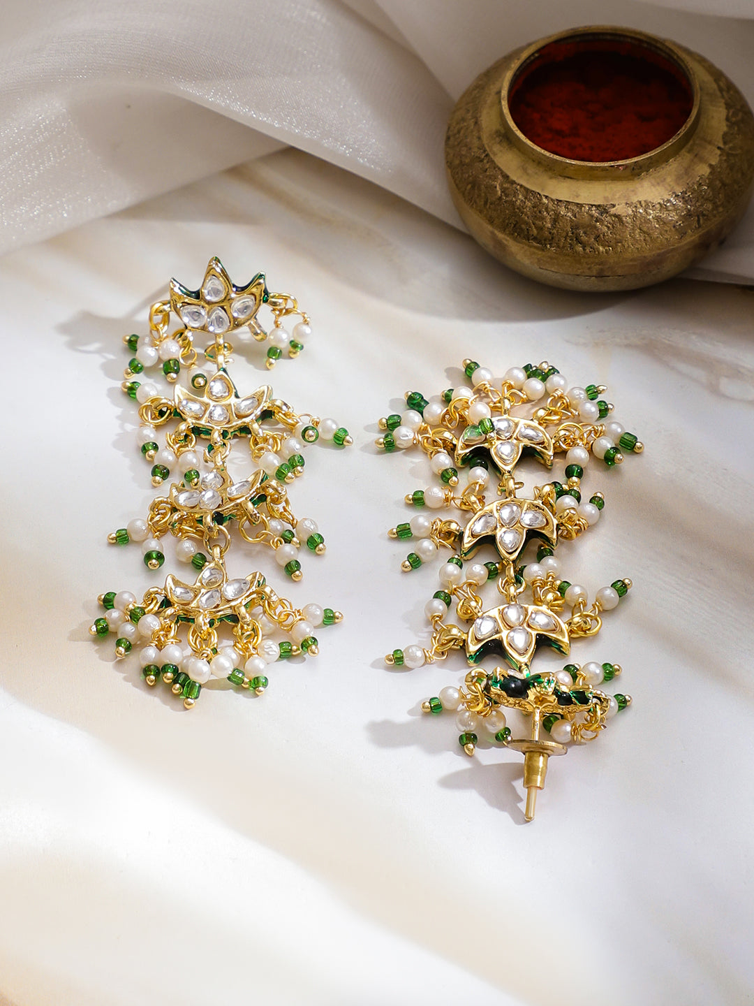 Royal Kundan Necklace Set フリーサイズ