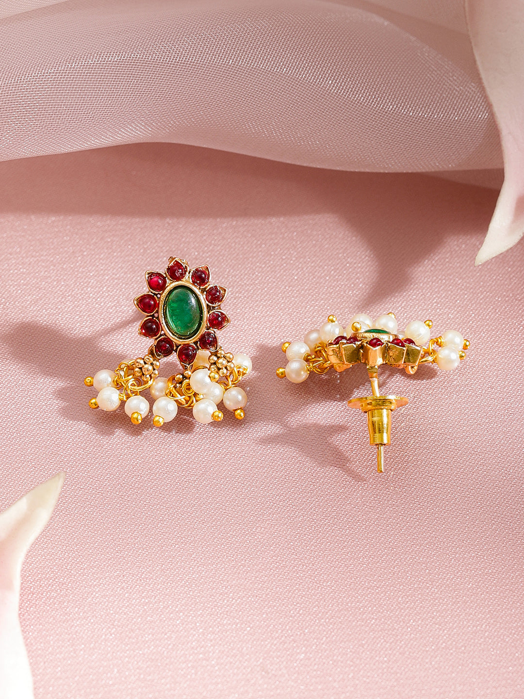 Golden Ritual Red Green Necklace Set フリーサイズ