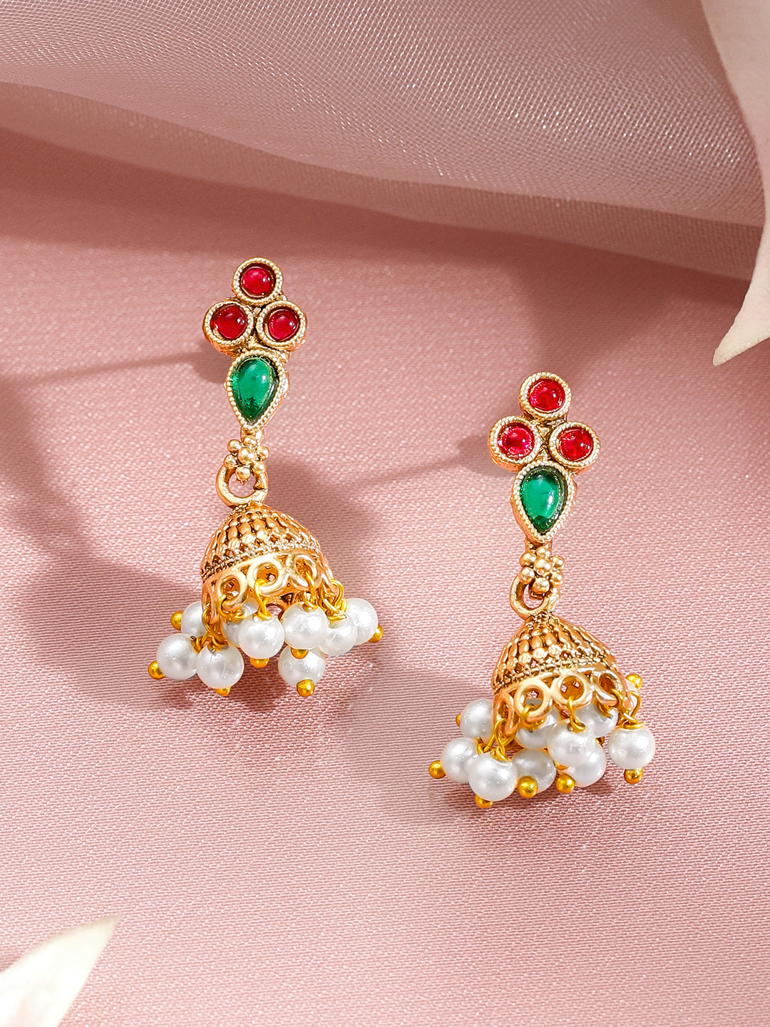 Pearl Bloom Traditional Necklace Set フリーサイズ