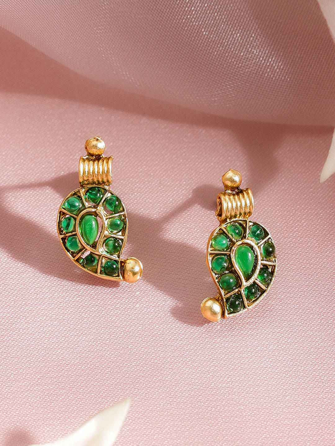 Artisan Crafted Green Necklace Set フリーサイズ