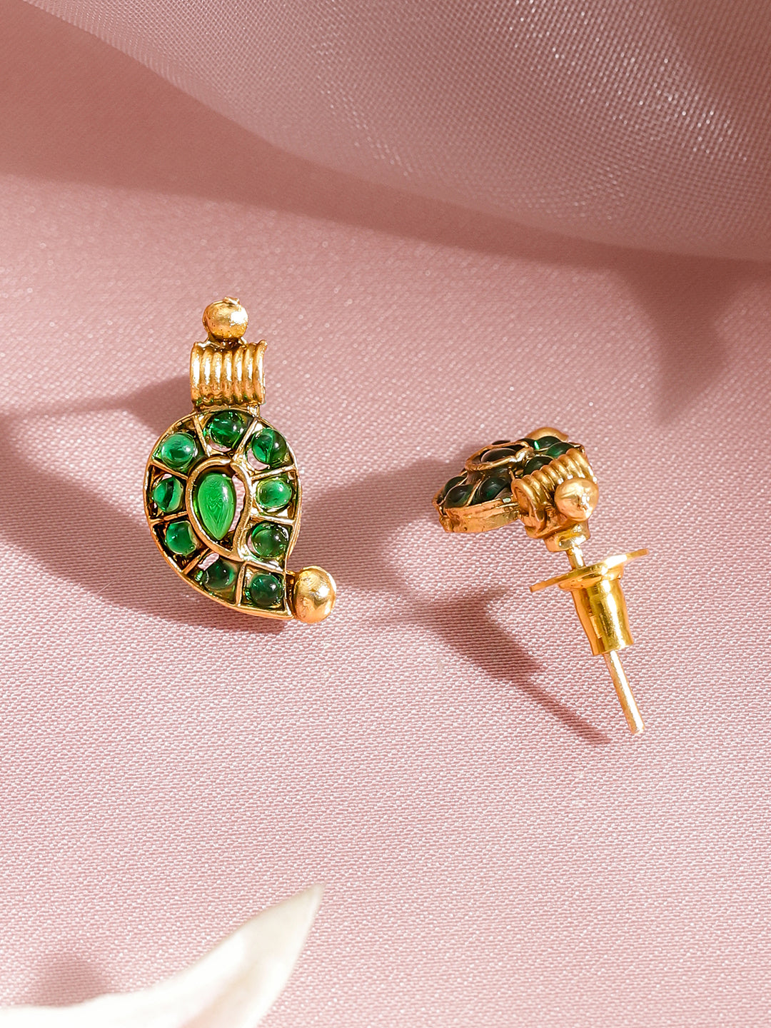 Artisan Crafted Green Necklace Set フリーサイズ