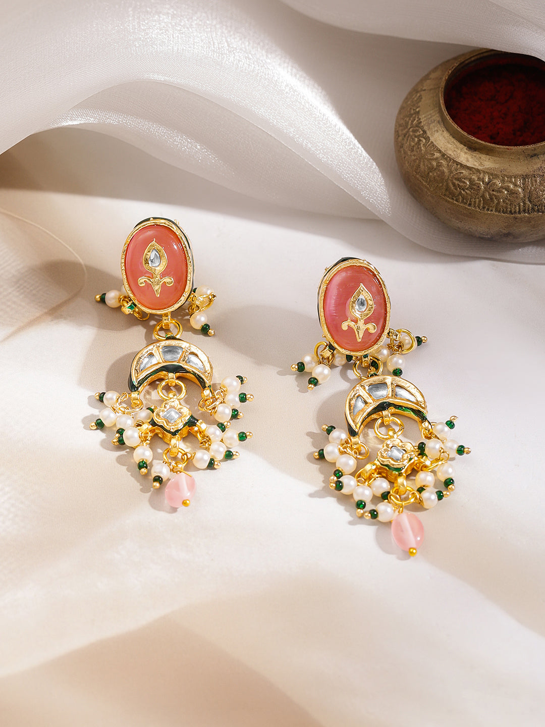 Wedding Glow Pachi Kundan Choker Set フリーサイズ