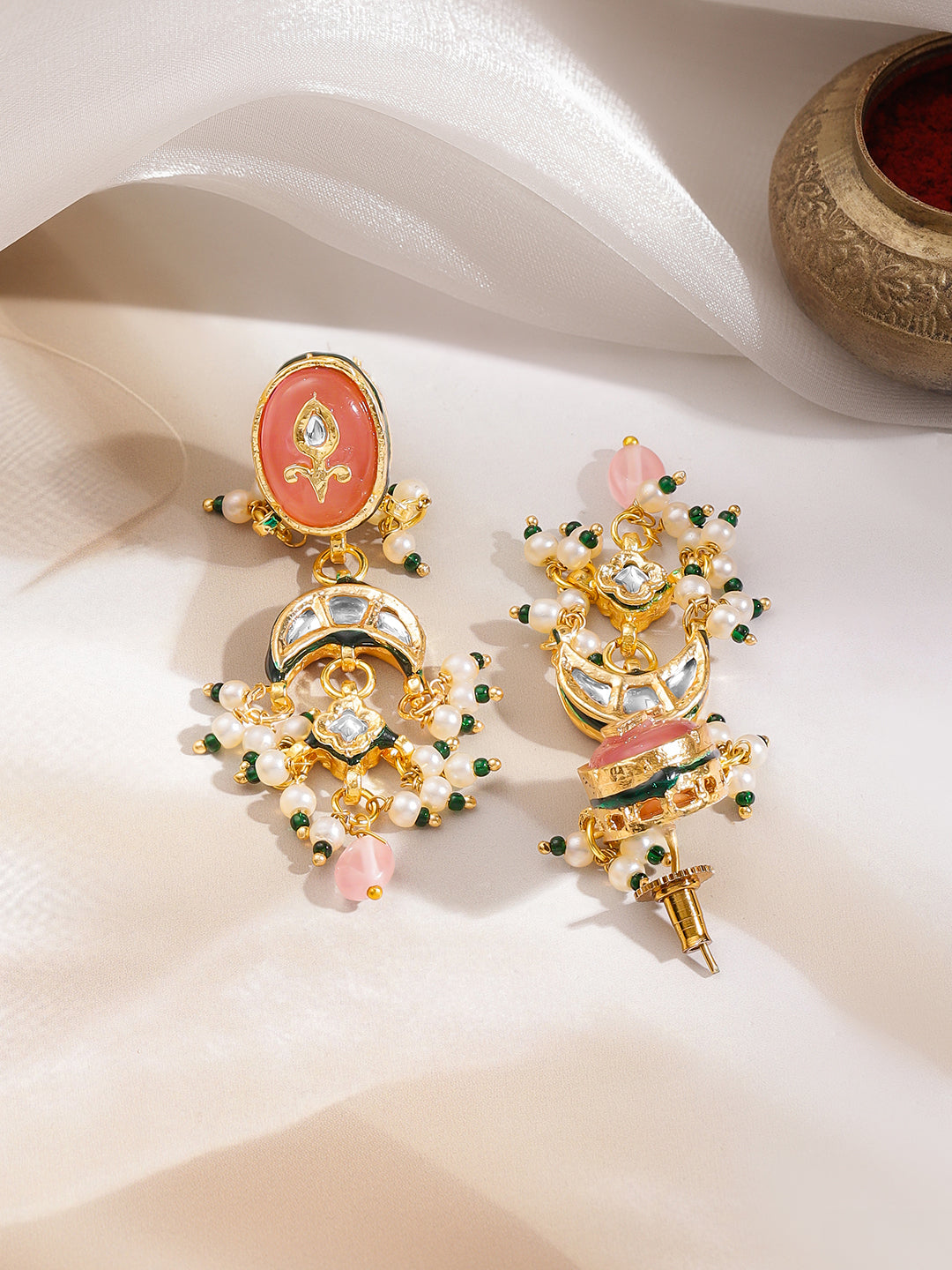 Wedding Glow Pachi Kundan Choker Set フリーサイズ