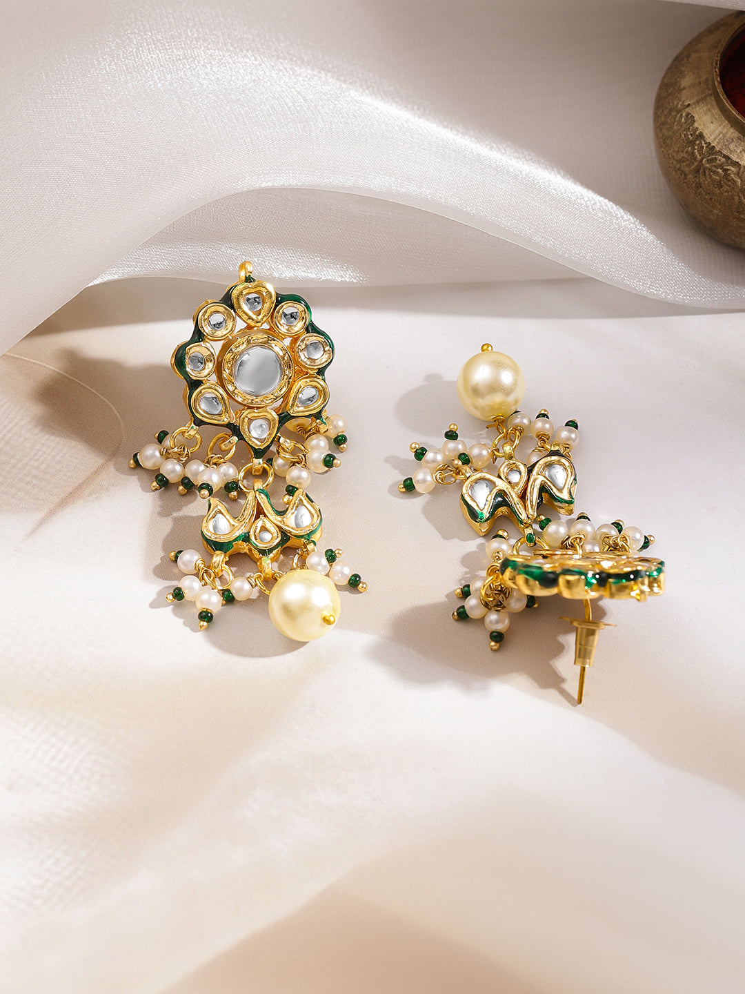 Festive Radiance Kundan Pearl Choker Set フリーサイズ