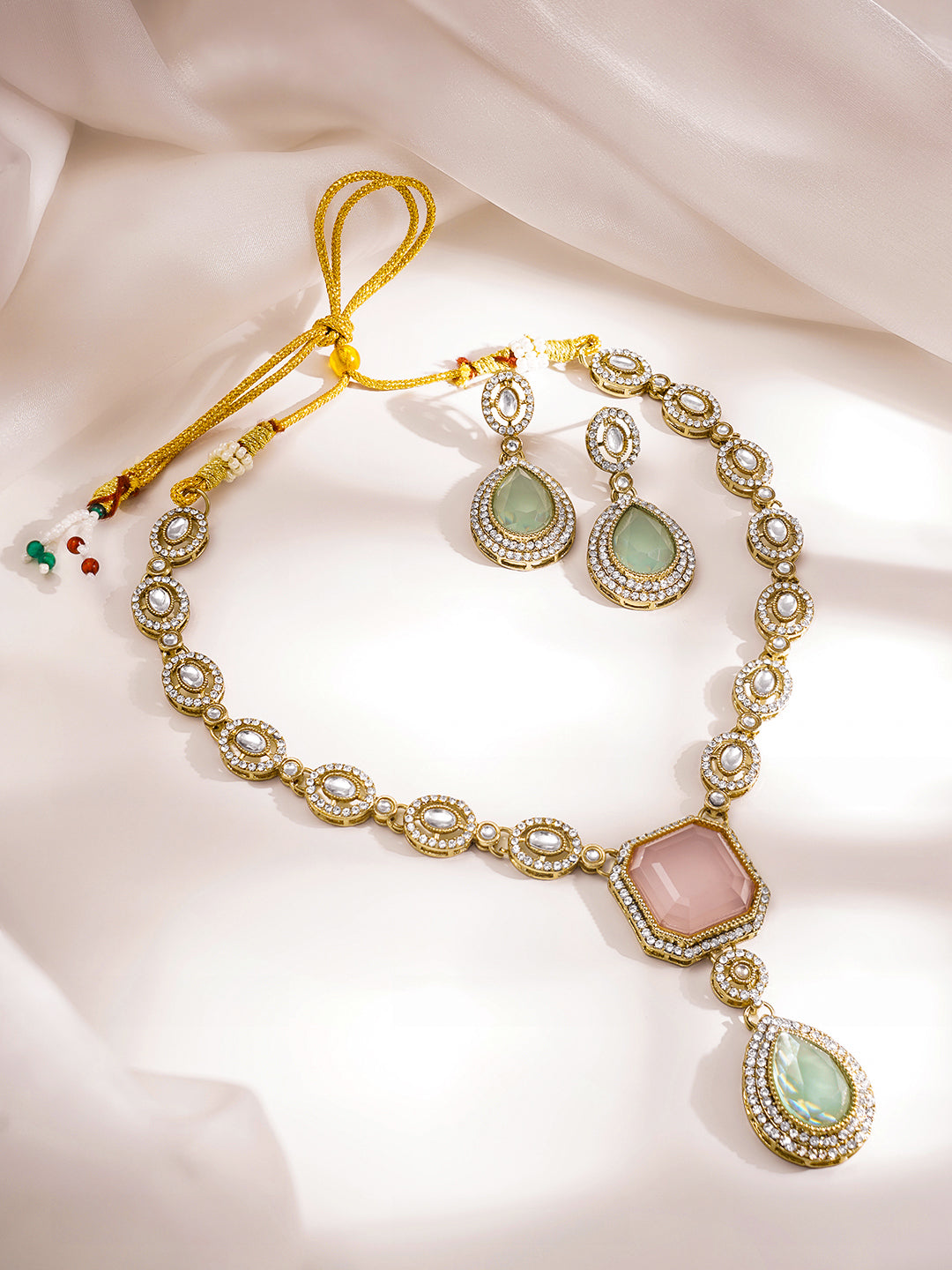 Pastel Glow Luxe Necklace Set フリーサイズ