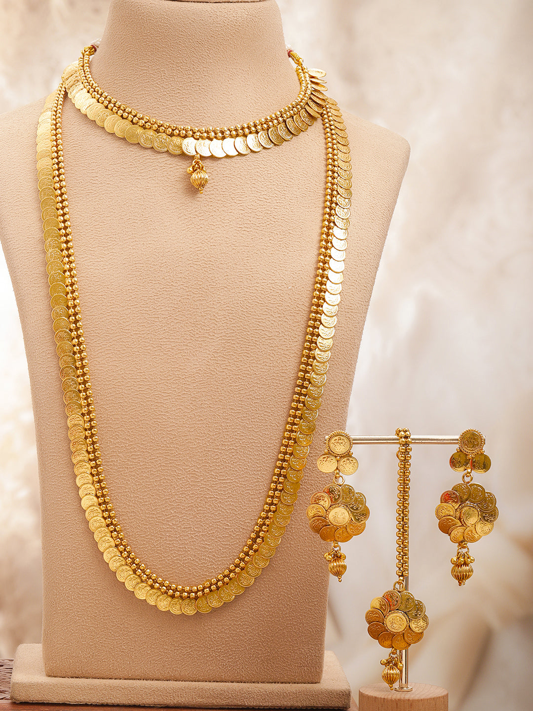 Festive Edit Coin Charm Layer Necklace Set フリーサイズ