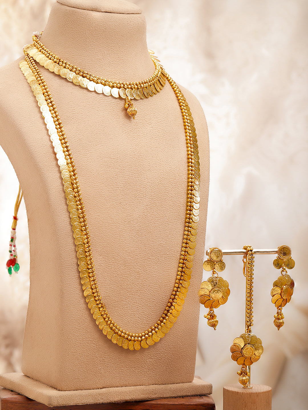 Festive Edit Coin Charm Layer Necklace Set フリーサイズ