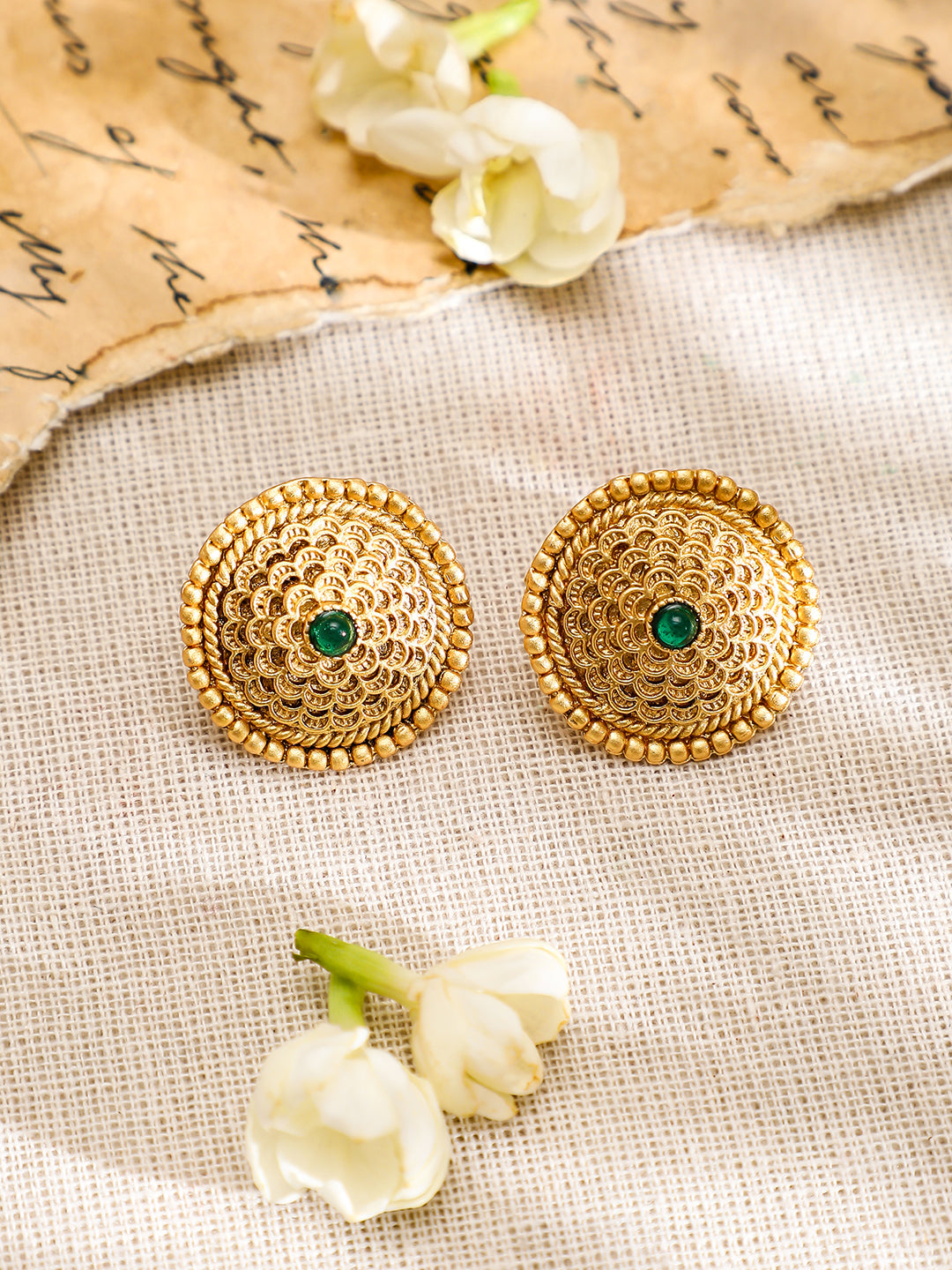 Dazzling Gold Plated Pendant Set フリーサイズ