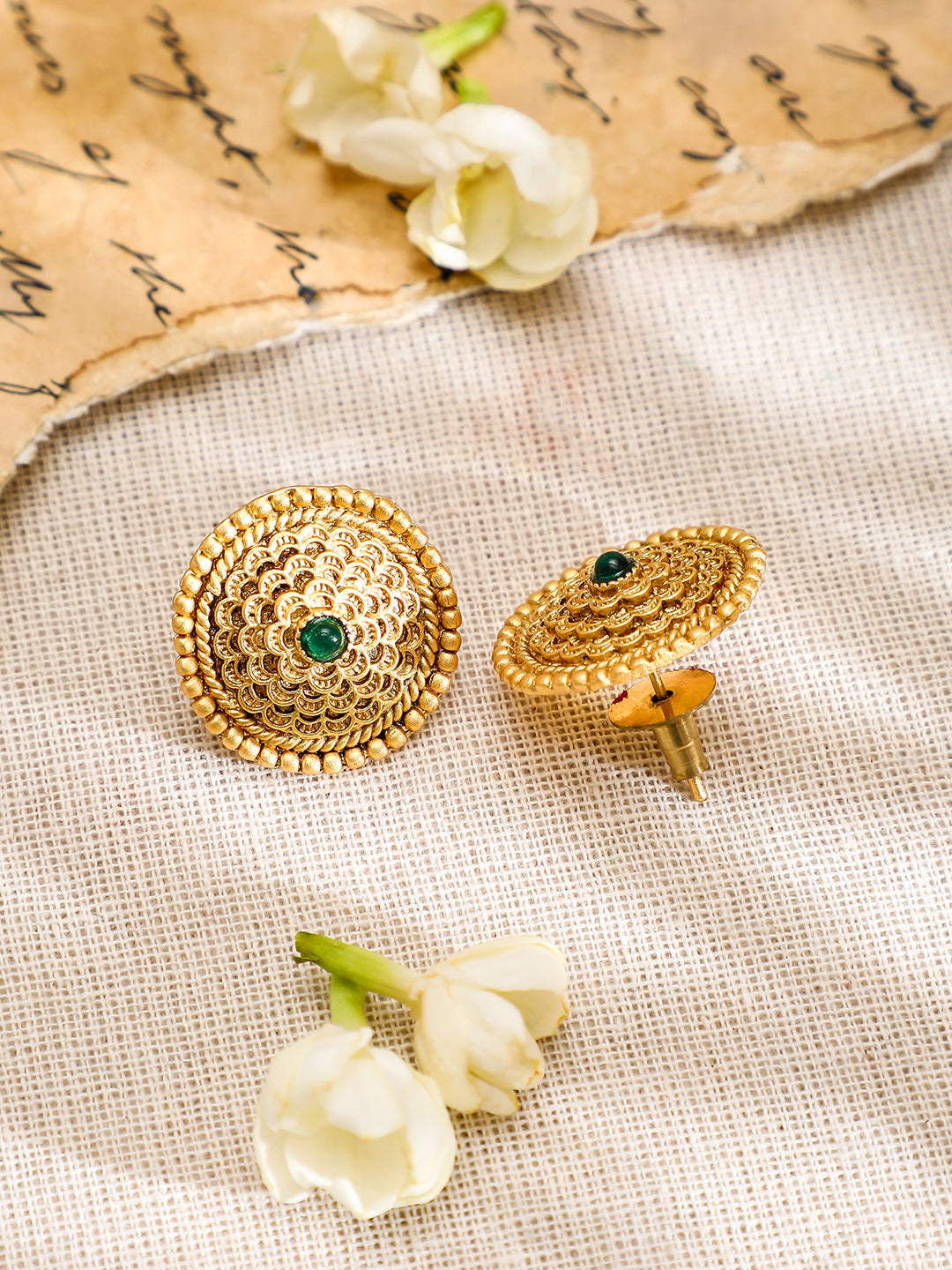 Dazzling Gold Plated Pendant Set フリーサイズ