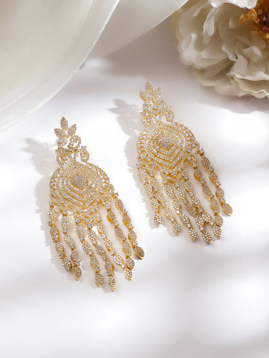 Glitter Trail Dangler Earrings フリーサイズ