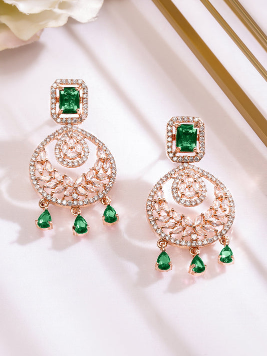 Jade Dream White Zircon Chandelier フリーサイズ