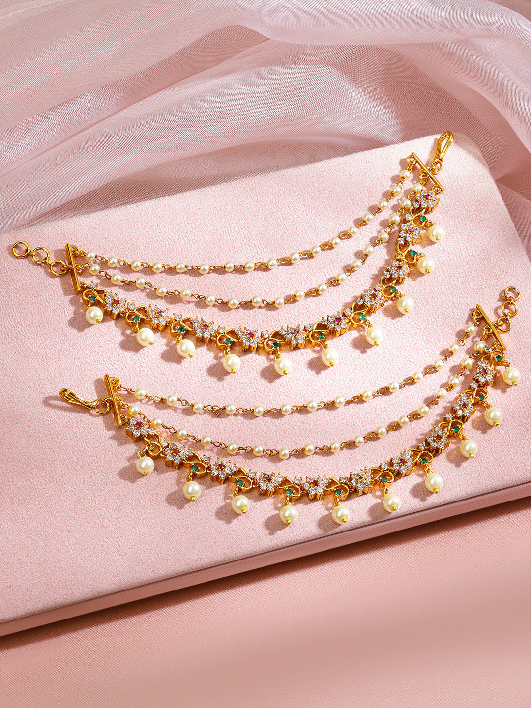Festive Charm Pearl Kaan Chain フリーサイズ