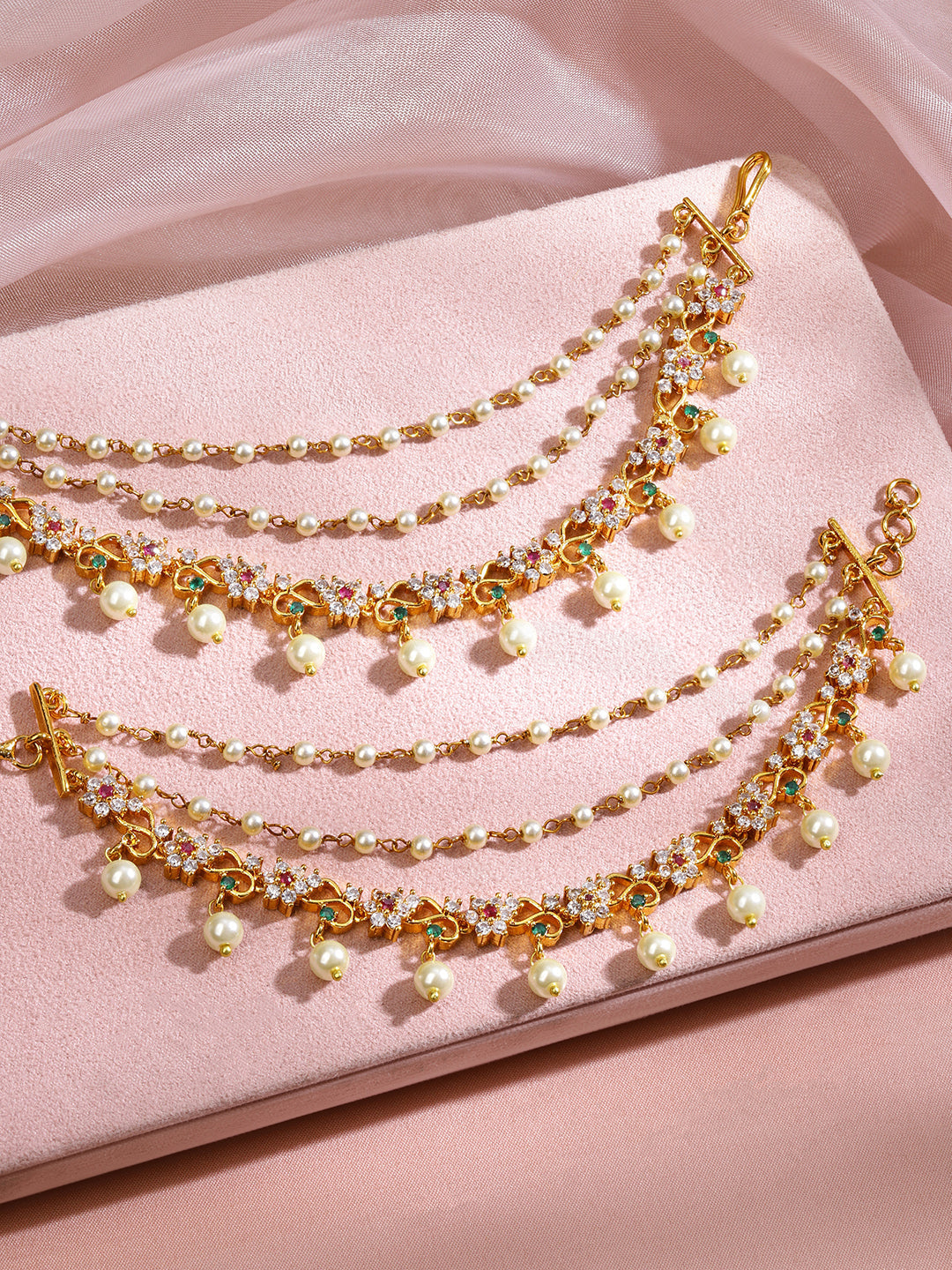 Festive Charm Pearl Kaan Chain フリーサイズ