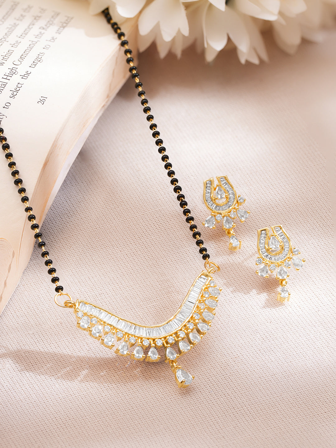 Bridal Sparkle Mangalsutra Set フリーサイズ