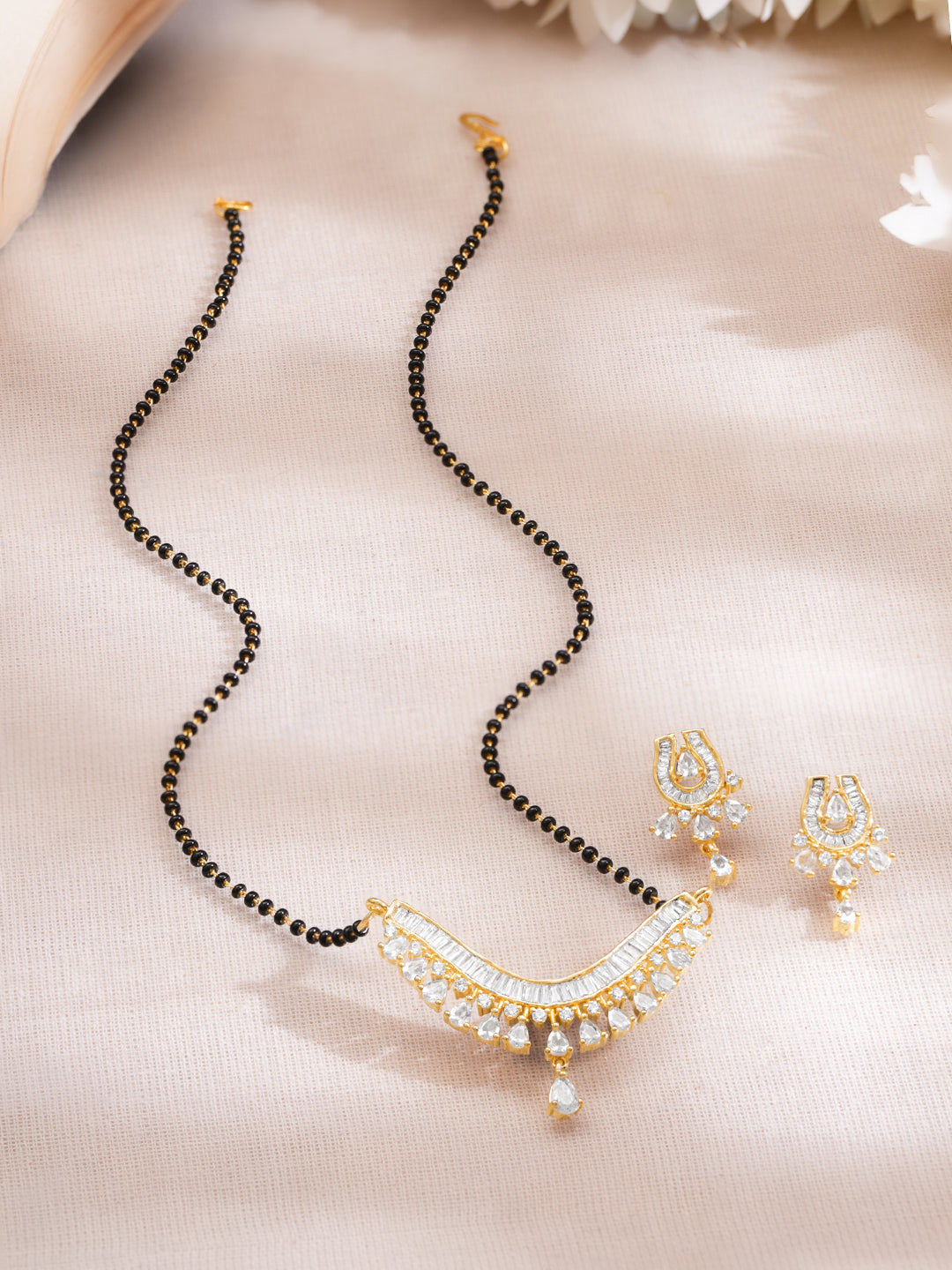 Bridal Sparkle Mangalsutra Set フリーサイズ
