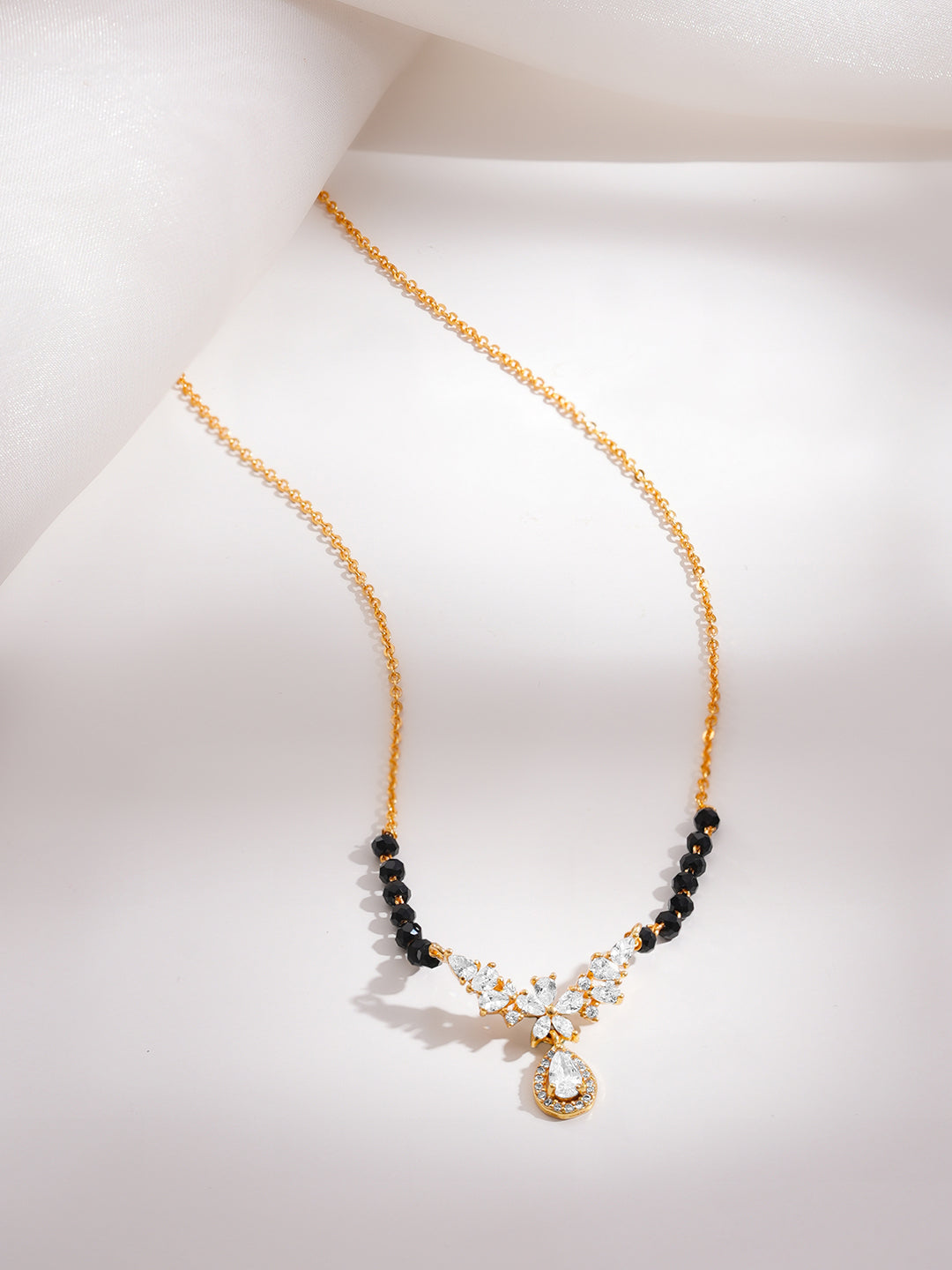 Minimal Grace Mangalsutra Pendant Necklace フリーサイズ