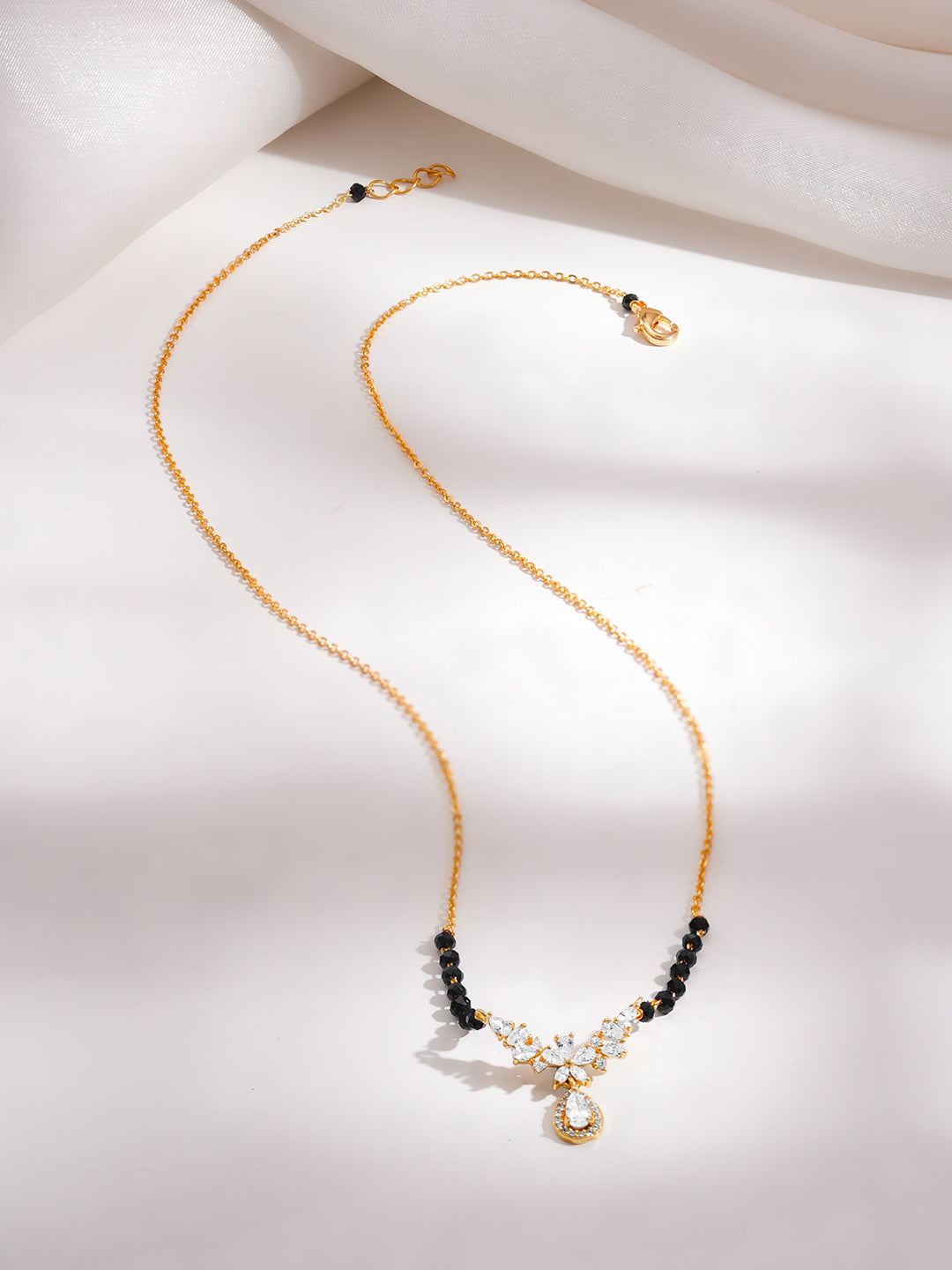 Minimal Grace Mangalsutra Pendant Necklace フリーサイズ