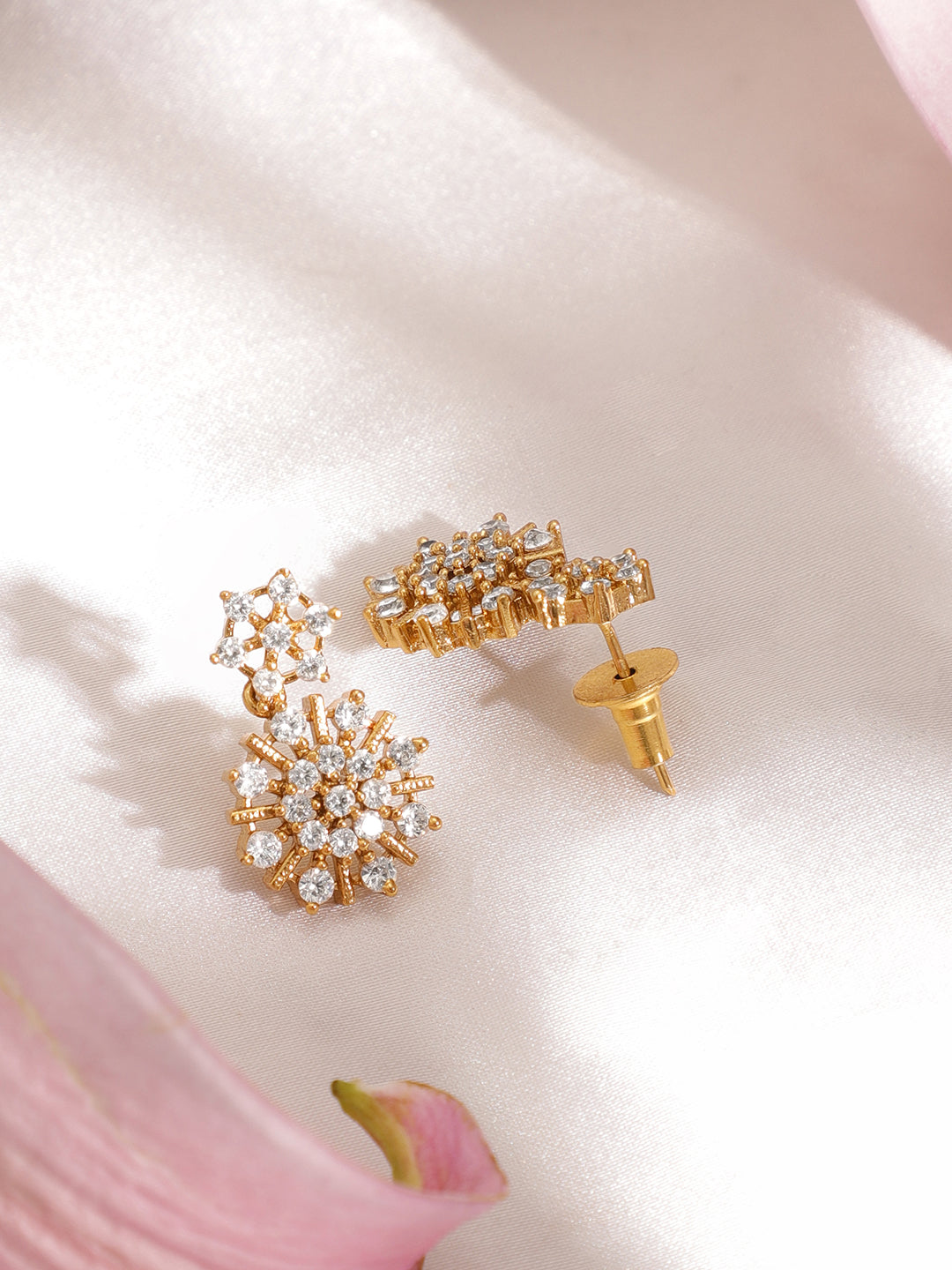 Alluring American Diamond Zirconia Necklace Set フリーサイズ