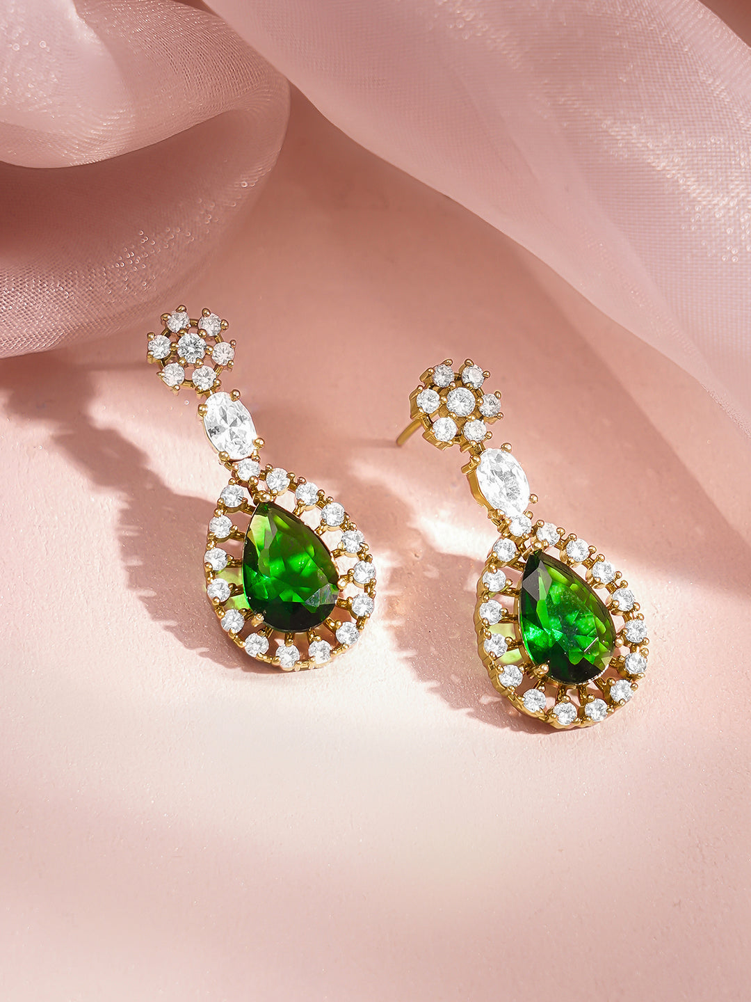 Wedding Elegance Emerald Necklace Set フリーサイズ