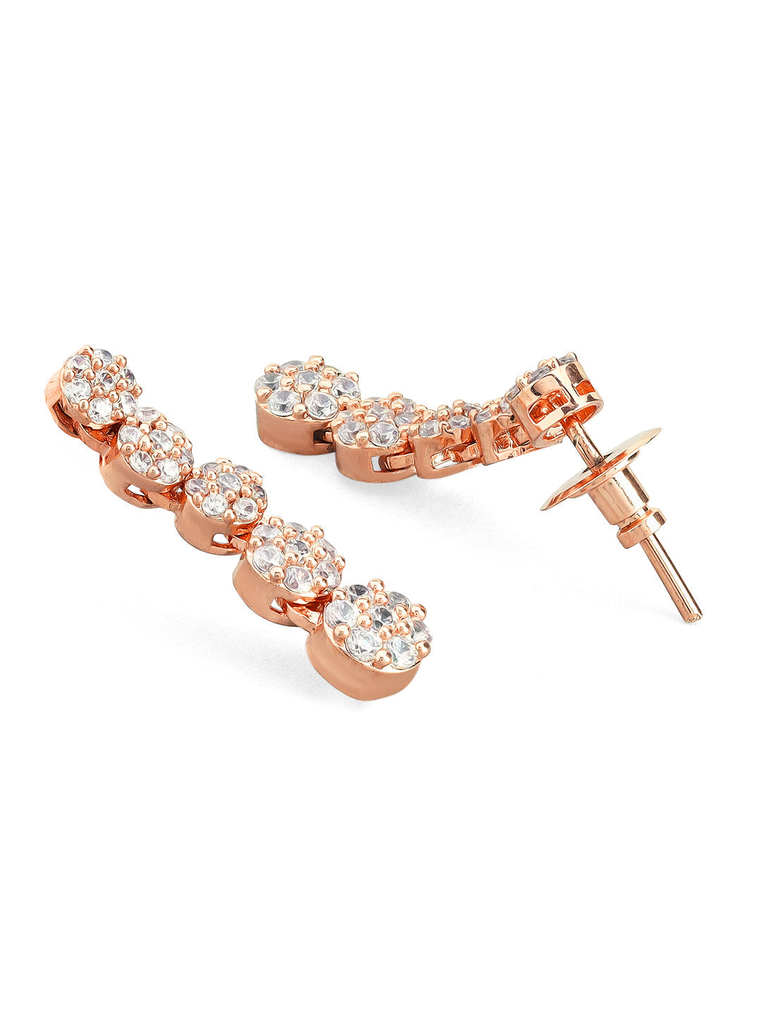 Rubans 22K Gold Polish AD Necklace set. gold