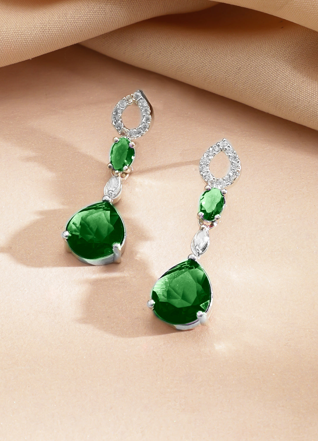 Emerald Luxe Necklace Set フリーサイズ