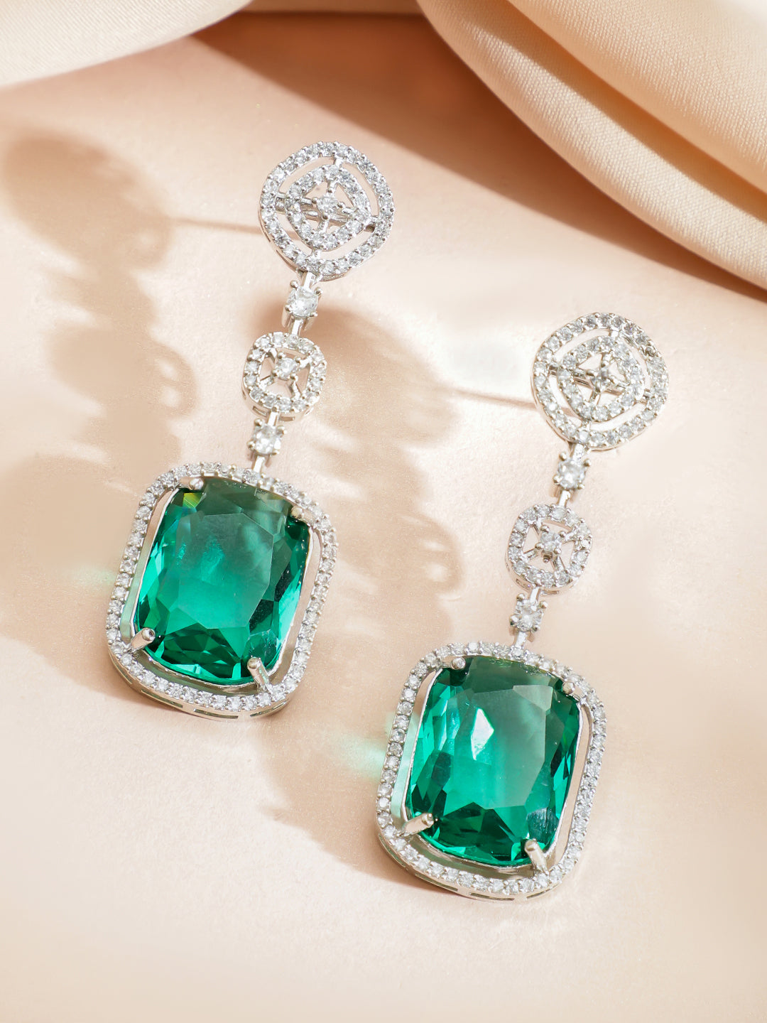 Emerald Moonlight Necklace Set フリーサイズ
