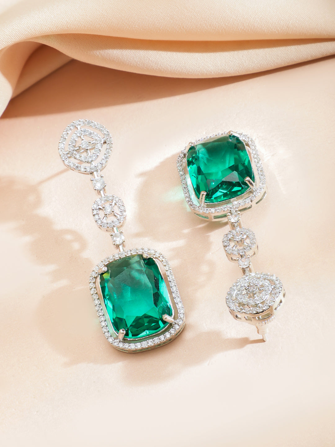 Emerald Moonlight Necklace Set フリーサイズ