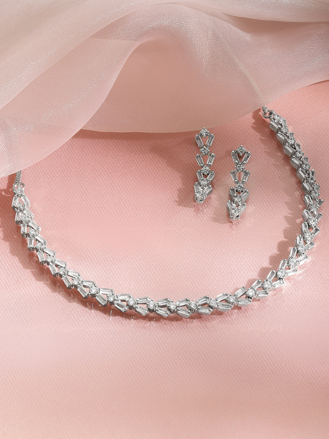 Whispering Crystal Necklace Set フリーサイズ