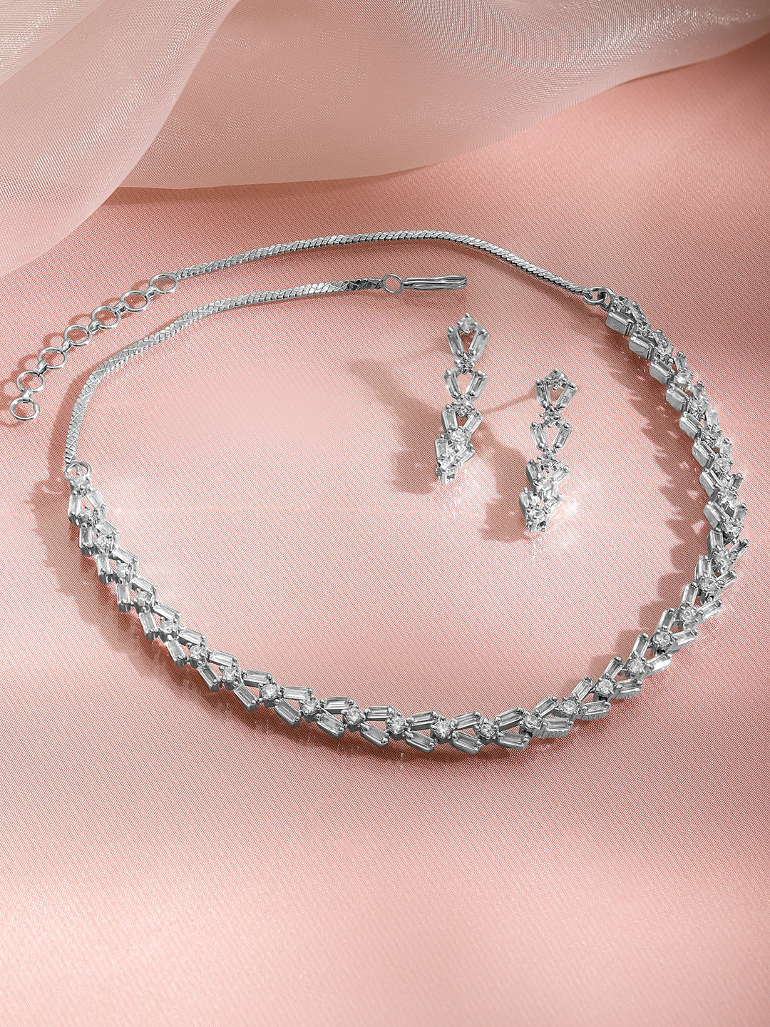 Whispering Crystal Necklace Set フリーサイズ