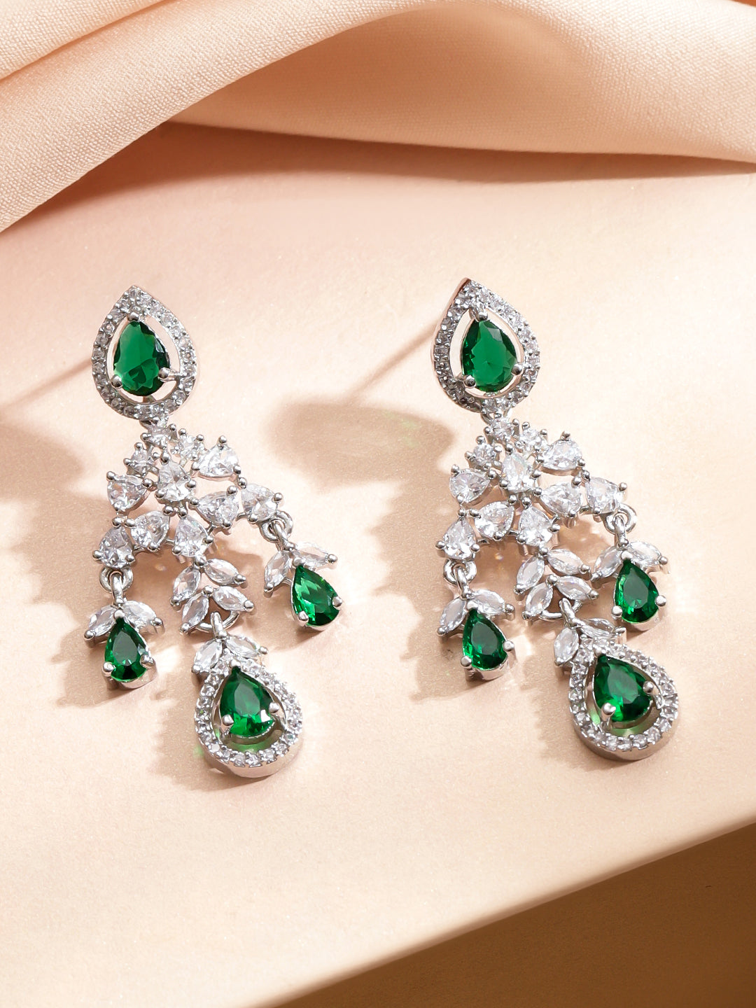 Emerald Crown Necklace Set フリーサイズ