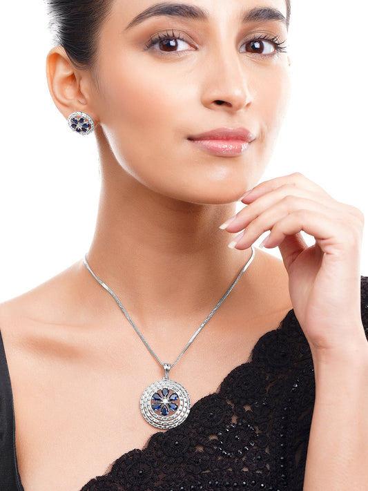 Midnight Bloom Sparkle Pendant Set フリーサイズ