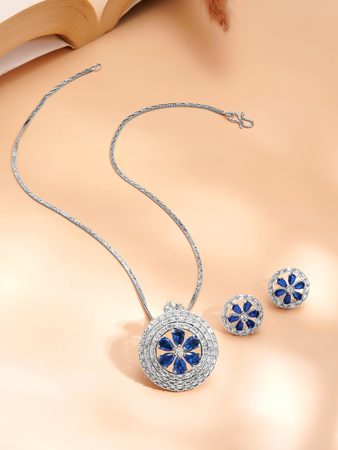 Midnight Bloom Sparkle Pendant Set フリーサイズ