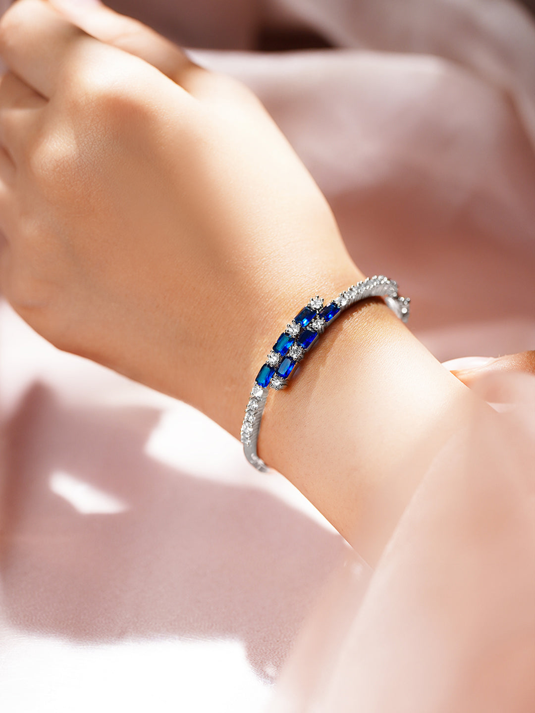 Midnight Blue Sleek Shine Bracelet フリーサイズ