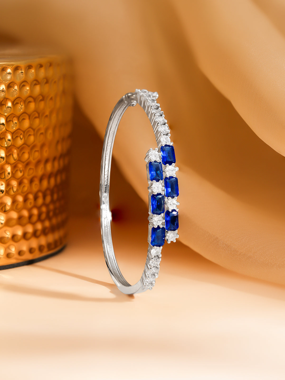 Midnight Blue Sleek Shine Bracelet フリーサイズ