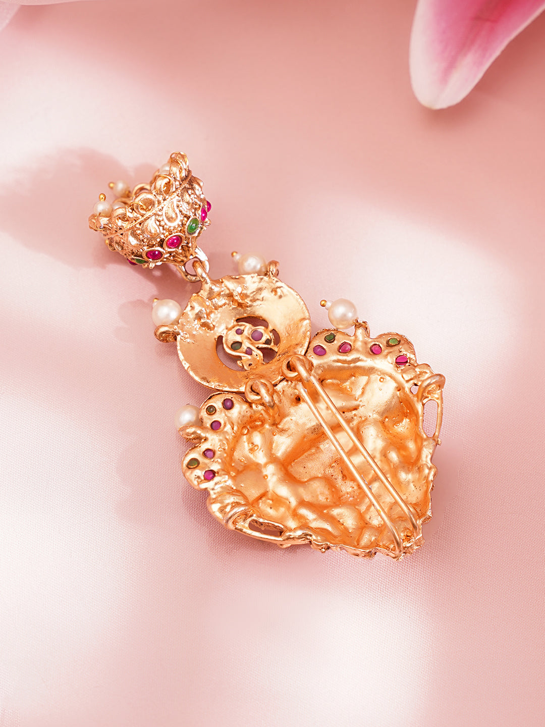 Temple Inspired Gold Bridal Braid Hair Accessory フリーサイズ