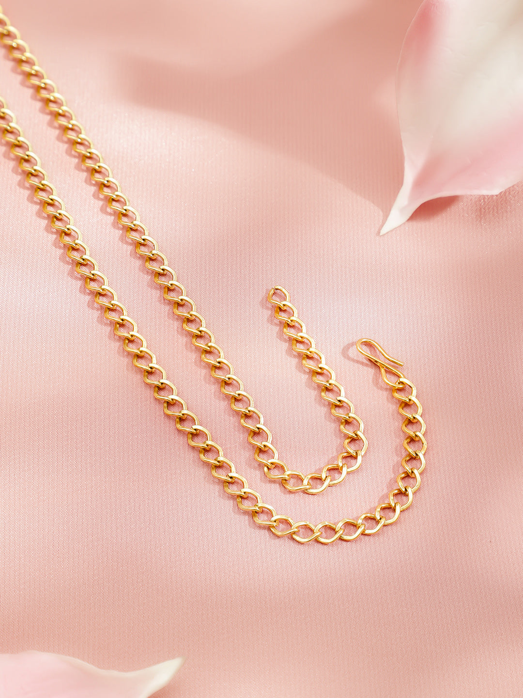 Rubans Women 22K Gold-Plated Artificial Stones Studded Waist Chain Saree Accessories フリーサイズ