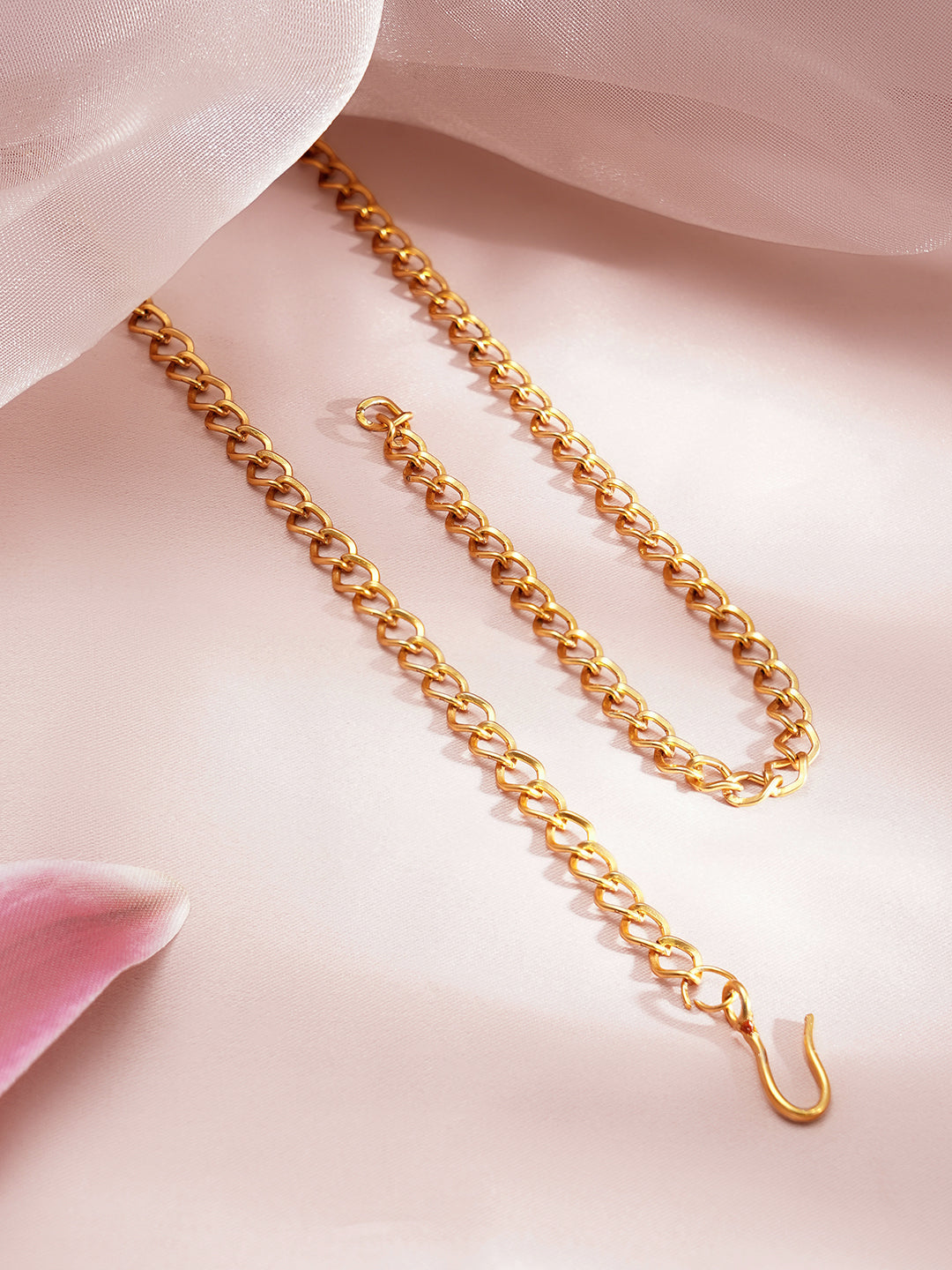 Peacock & Laxmi Motif Golden Kamarbandh フリーサイズ