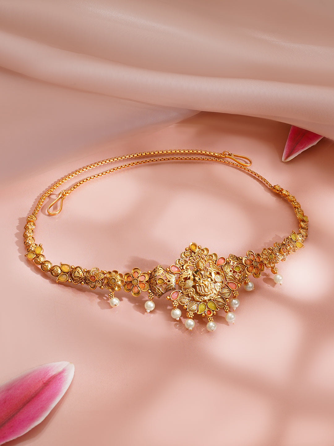 Divine Glow Temple Waist Chain Length - 44 cm