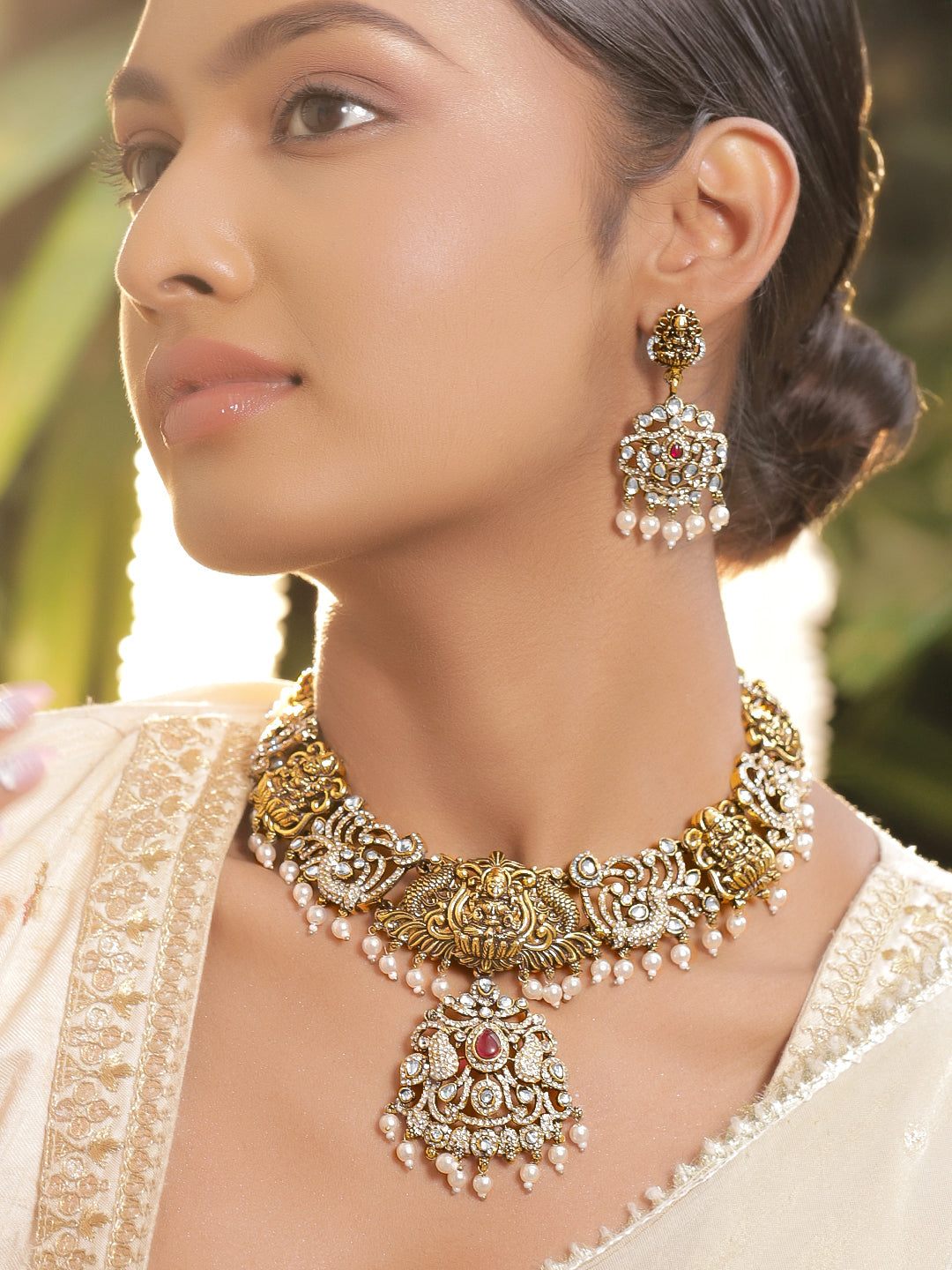 Royal Lakshmi Sacred Necklace Set フリーサイズ