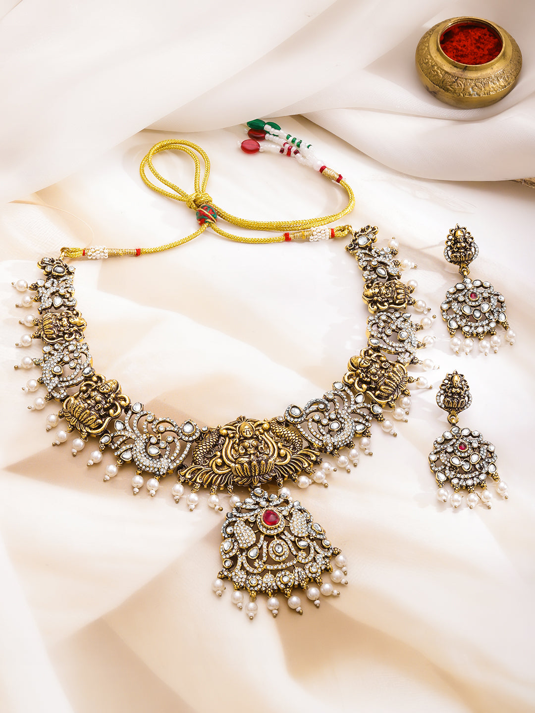 Royal Lakshmi Sacred Necklace Set フリーサイズ