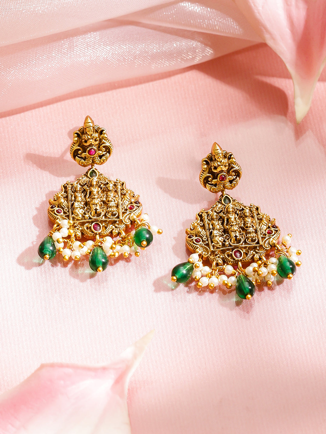 Divine Blessings Green Necklace Set フリーサイズ