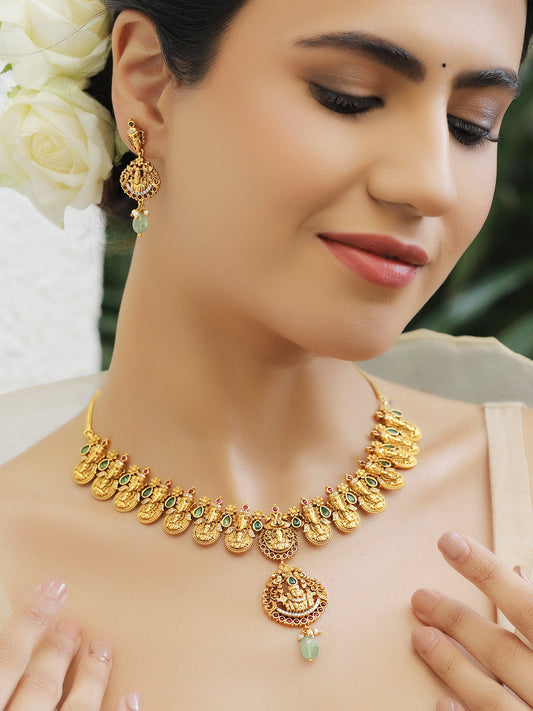 Festival Glow Temple Necklace Set フリーサイズ