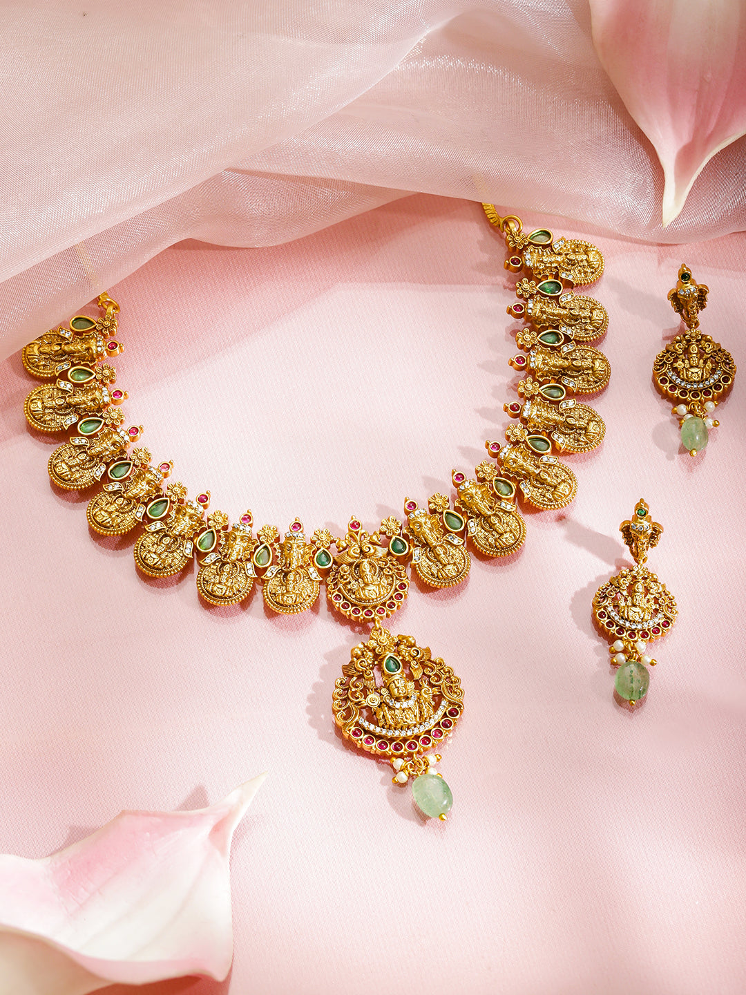Festival Glow Temple Necklace Set フリーサイズ