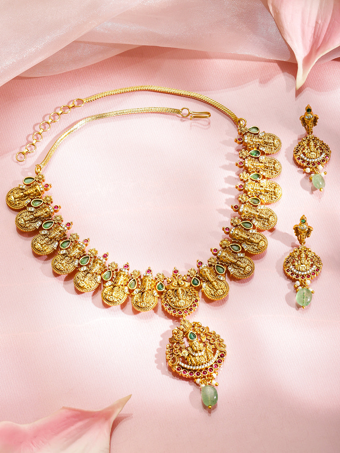 Festival Glow Temple Necklace Set フリーサイズ